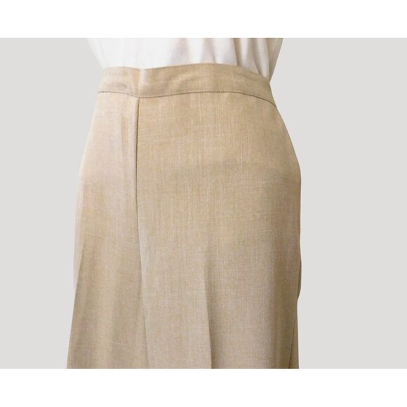 Alfred Dunner La Dolce Vita 2 Pc Pant Suit Beige Long Sleeve Jacket 16 Pants 14 - Picture 10 of 16